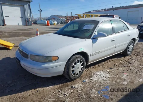 2000 Buick Century Custom из США, поврежденный, VIN 2G4WS52J1Y1106279